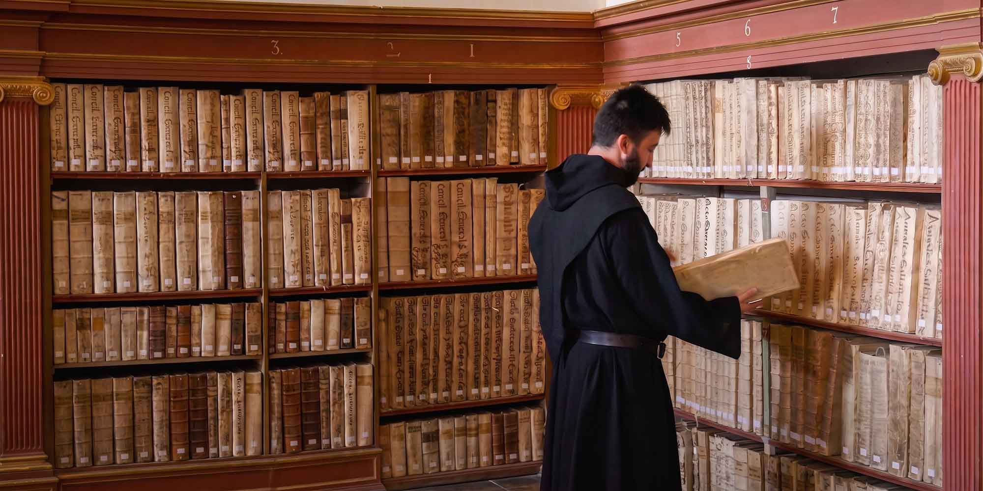 Biblioteca y Archivo del Monasterio de Yuso. San Millán de la Cogolla.